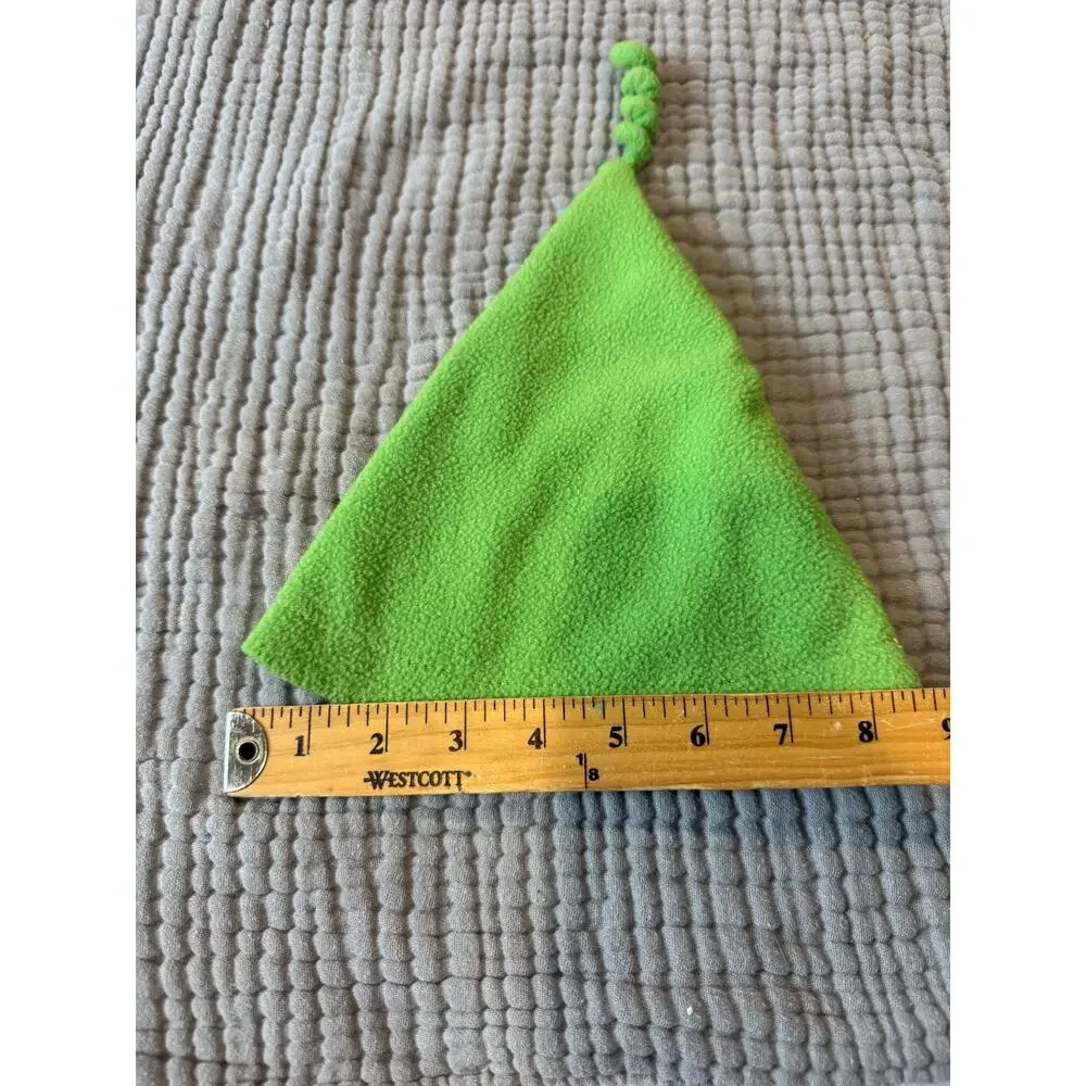 Green Felt Pixie Elf Hat Baby Boy 12 Months
